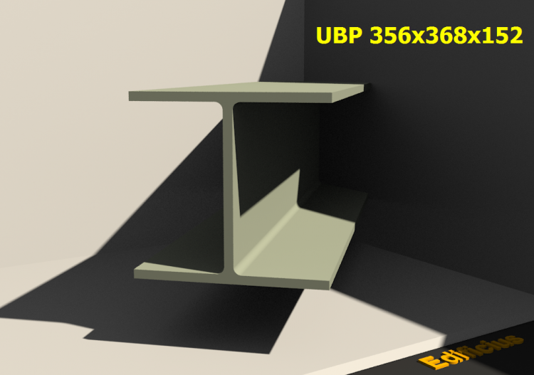 3D Profile - UBP 356x368x152 - ACCA software