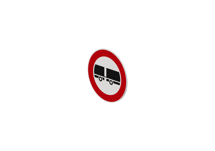 Transito vietato ai veicoli a motore trainanti un rimorchio... Transito vietato ai veicoli a motore trainanti un rimorchio...