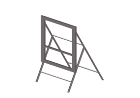 Signaltr&auml;ger 60x60cm.