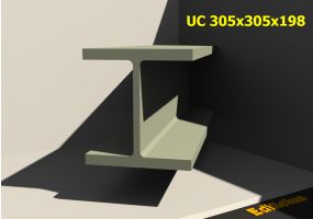 3D Profile - UC 305x305x198