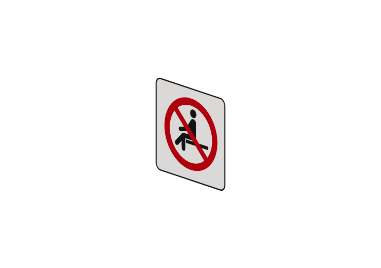Interdiction de s'asseoir - P018 - ACCA software Interdiction de s'asseoir - P018 - ACCA software