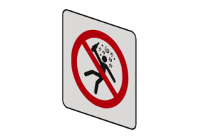 Prohibition for people in a state of intoxication - P043