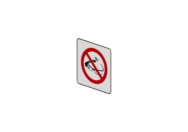 Benutzung von Datenbrillen verboten - P044 - ACCA software Benutzung von Datenbrillen verboten - P044 - ACCA software
