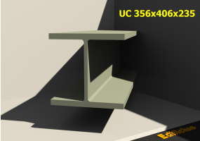 3D Profile - UC 356x406x235