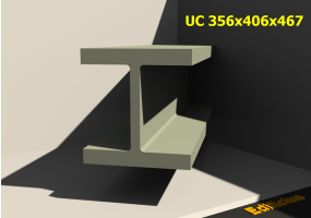 3D Profile - UC 356x406x467