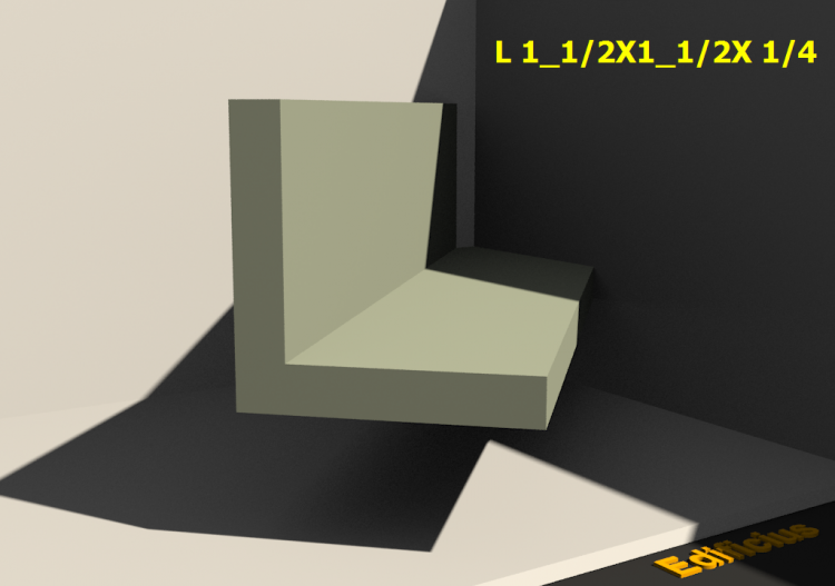Profilati 3D - L 1_1/2X1_1/2X 1/4 - ACCA software