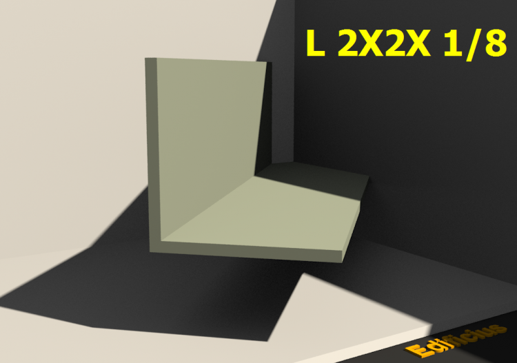3D Profiles - L 2X2X 1/8 - ACCA software