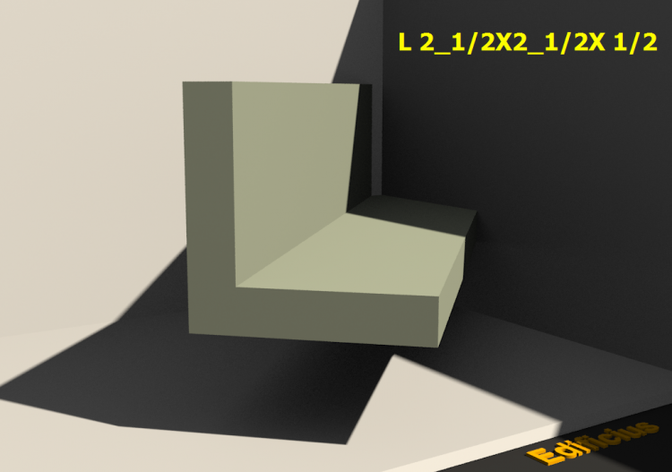 Perfilados 3D - L 2_1/2X2_1/2X 1/2 - ACCA software