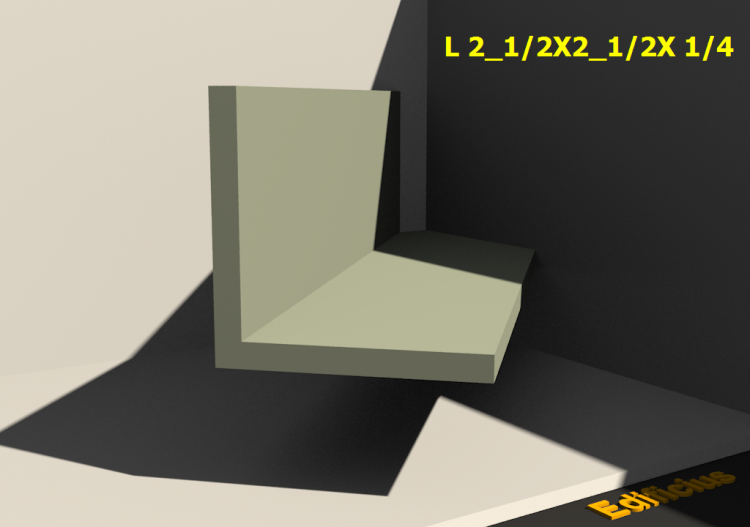 Profilati 3D - L 2_1/2X2_1/2X 1/4 - ACCA software