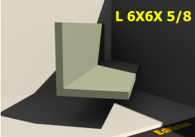 3D Profile - L 6X6X 5/8