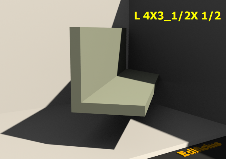 Perfilados 3D - L 4X3_1/2X 1/2 - ACCA software