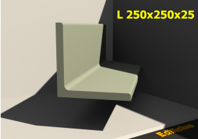 3D Profile - L 250x250x25