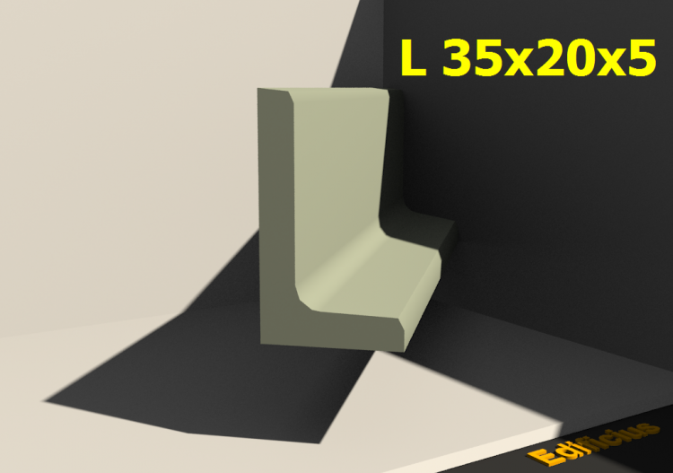 三维剖面 - L 35x20x5 - ACCA software
