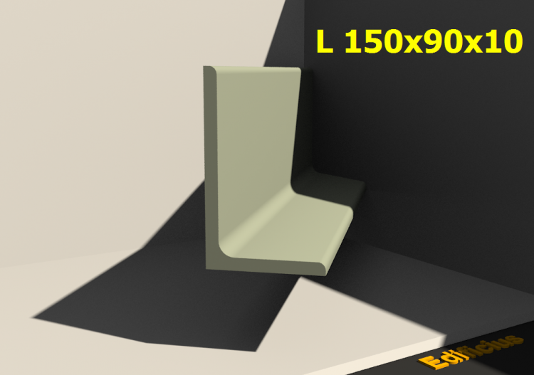 三维剖面 - L 150x90x10 - ACCA software