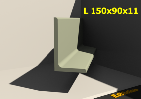 3D Profile - L 150x90x11