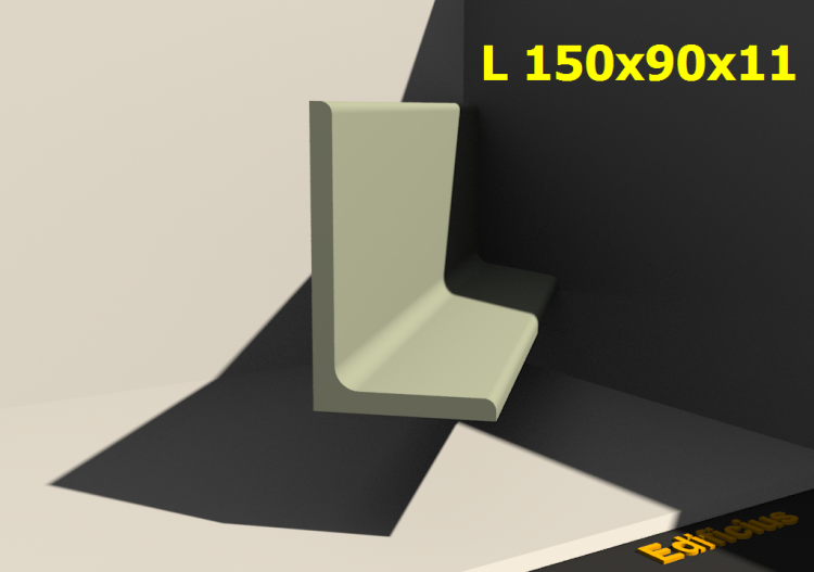 3D Profiles - L 150x90x11 - ACCA software