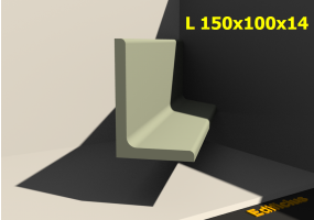 3D Profile - L 150x100x14