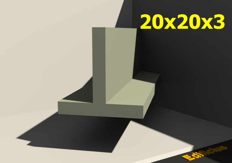 Profilati 3D - 20x20x3 - ACCA software