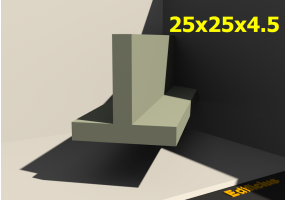 3D Profile - 25x25x4.5