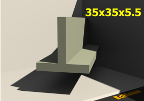 3D Profile - 35x35x5.5