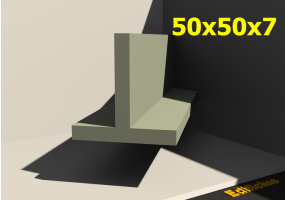 3D Profile - 50x50x7