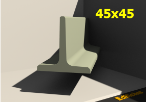 3D Profile - 45x45