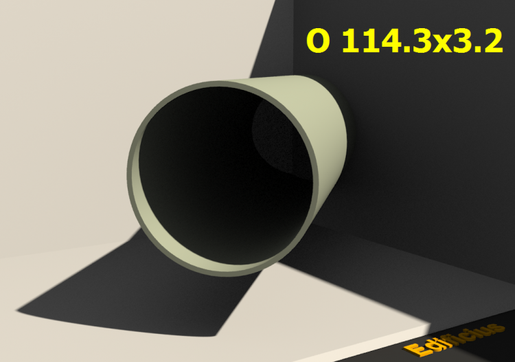 三维剖面 - O 114.3x3.2 - ACCA software