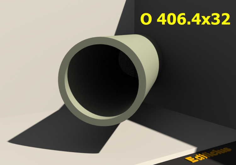 三维剖面 - O 406.4x32 - ACCA software
