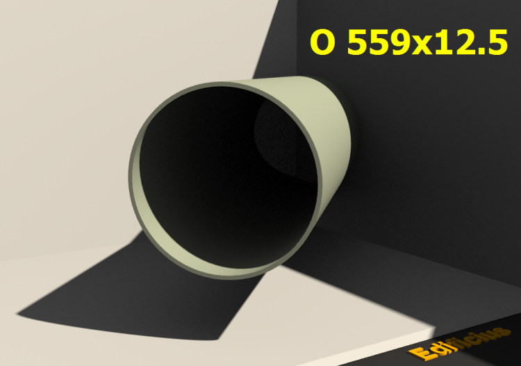 三维剖面 - O 559x12.5 - ACCA software