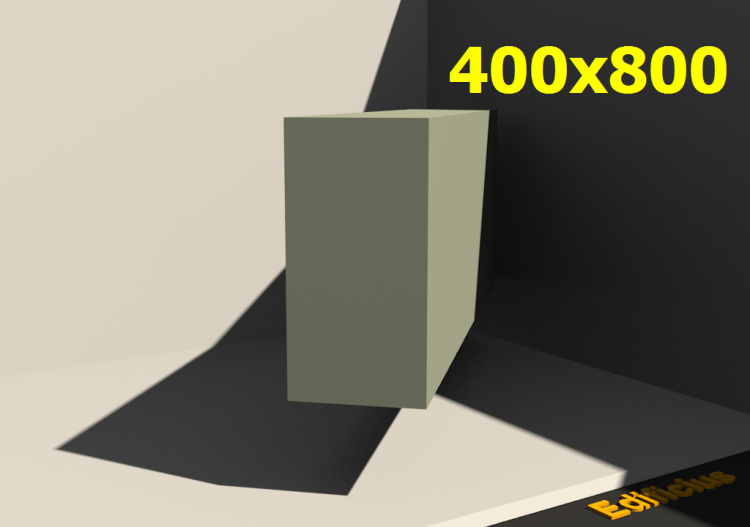 三维剖面 - 400x800 - ACCA software