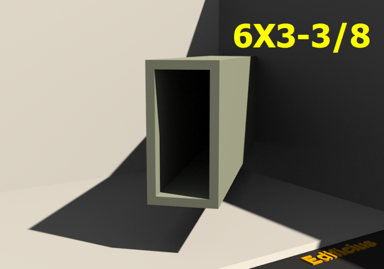 三维剖面 - 6X3-3/8 - ACCA software