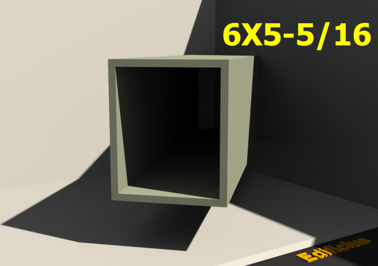 三维剖面 - 6X5-5/16 - ACCA software