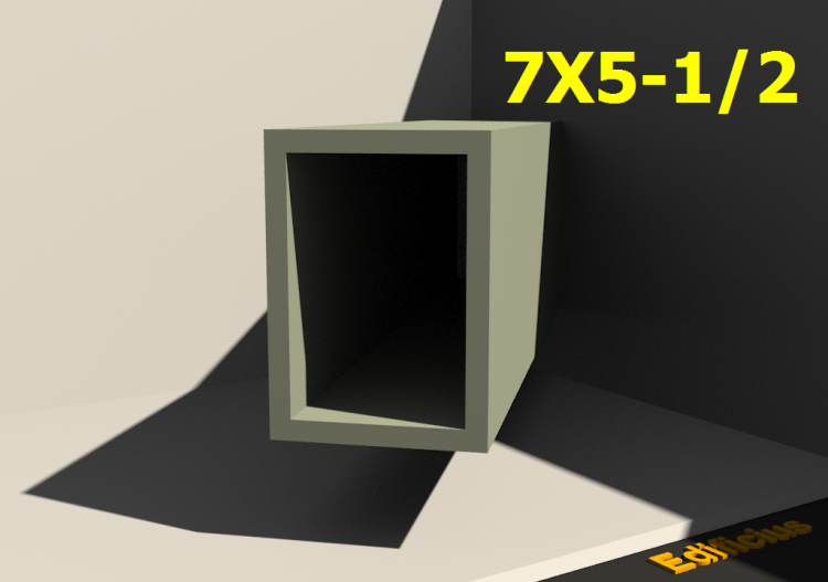 三维剖面 - 7X5-1/2 - ACCA software