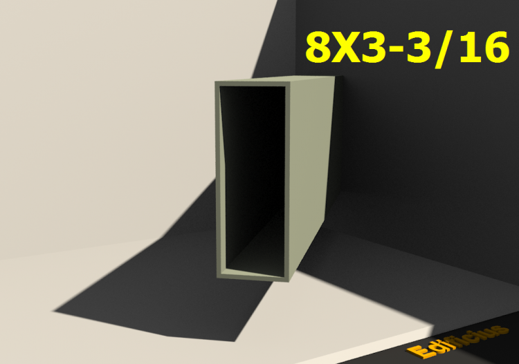 3D Profile - 8X3-3/16 - ACCA software