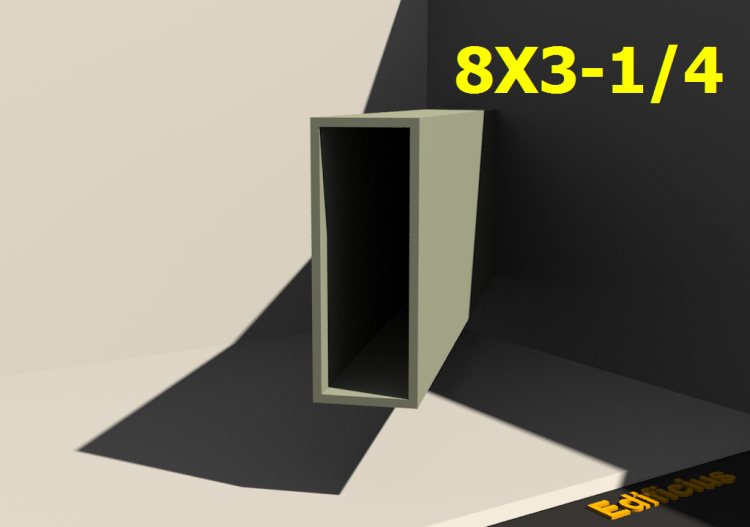 3D Profile - 8X3-1/4 - ACCA software