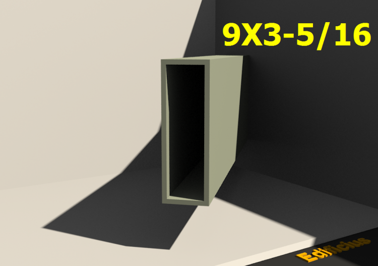 3D Profile - 9X3-5/16 - ACCA software
