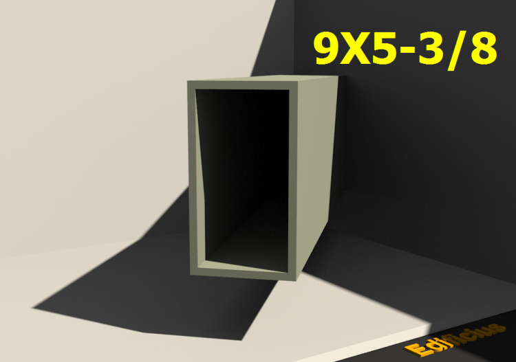 三维剖面 - 9X5-3/8 - ACCA software