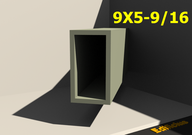 Perfilados 3D - 9X5-9/16 - ACCA software