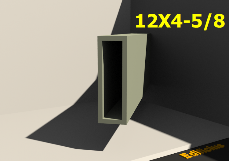 三维剖面 - 12X4-5/8 - ACCA software