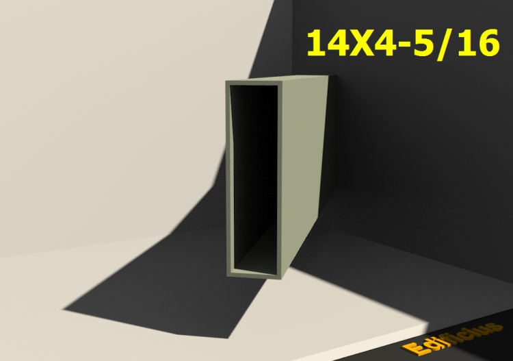 三维剖面 - 14X4-5/16 - ACCA software