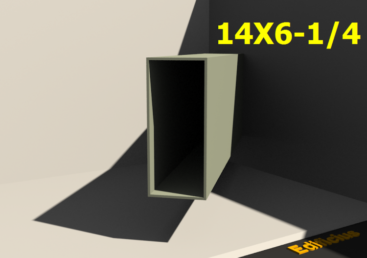 三维剖面 - 14X6-1/4 - ACCA software