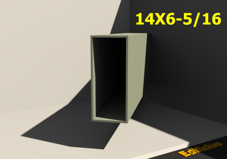 三维剖面 - 14X6-5/16 - ACCA software