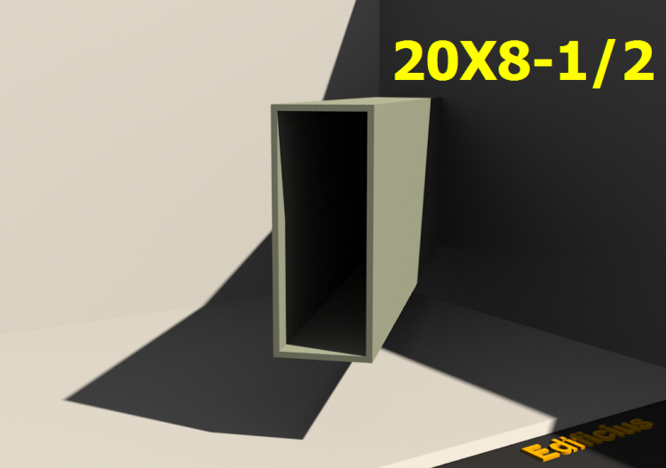 三维剖面 - 20X8-1/2 - ACCA software