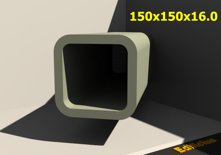三维剖面 - 150x150x16.0 - ACCA software