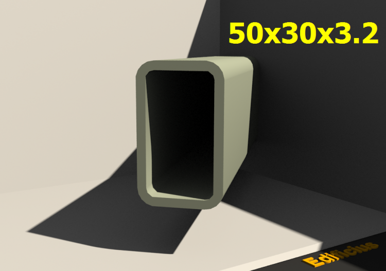 三维剖面 - 50x30x3.2 - ACCA software