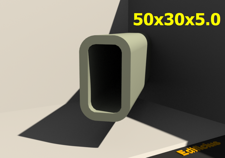 三维剖面 - 50x30x5.0 - ACCA software