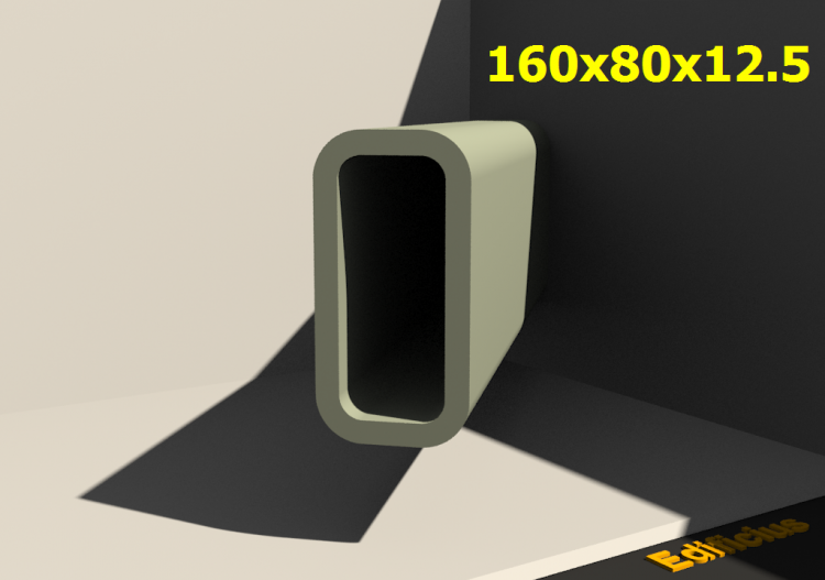 三维剖面 - 160x80x12.5 - ACCA software