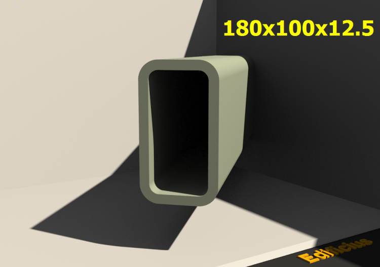 三维剖面 - 180x100x12.5 - ACCA software