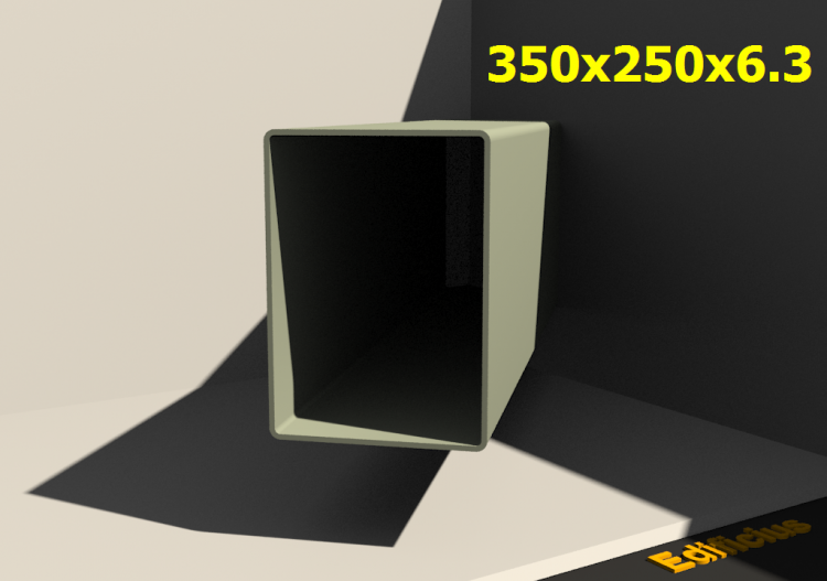 三维剖面 - 350x250x6.3 - ACCA software