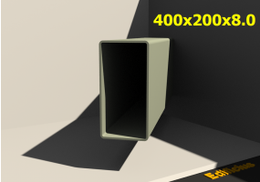 3D Profile - 400x200x8.0